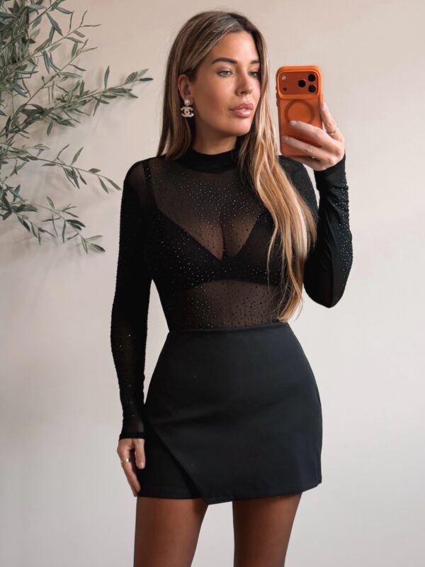 Diamond mesh body - Black