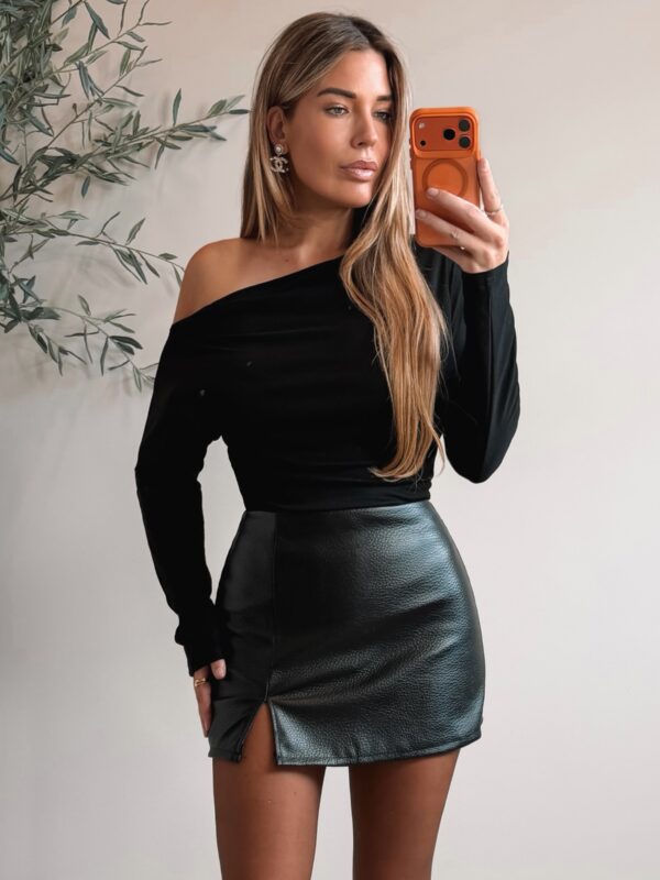 Offshoulder top - Black