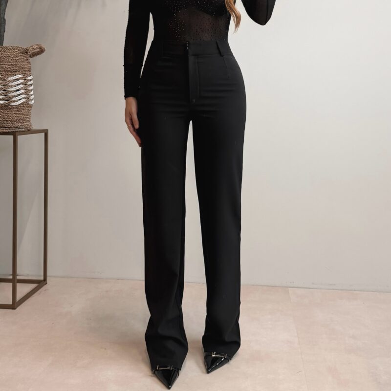Hailey Tall Pantalon - Black
