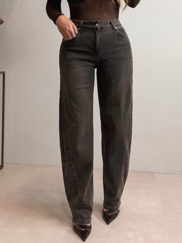 Ballon Tall Jeans - Choco