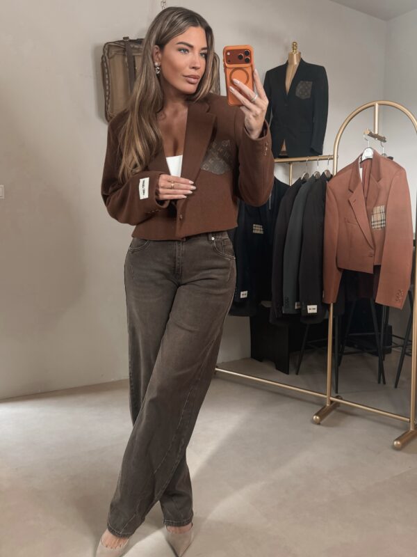 Short Wool Designer Blazer - Rocky Label