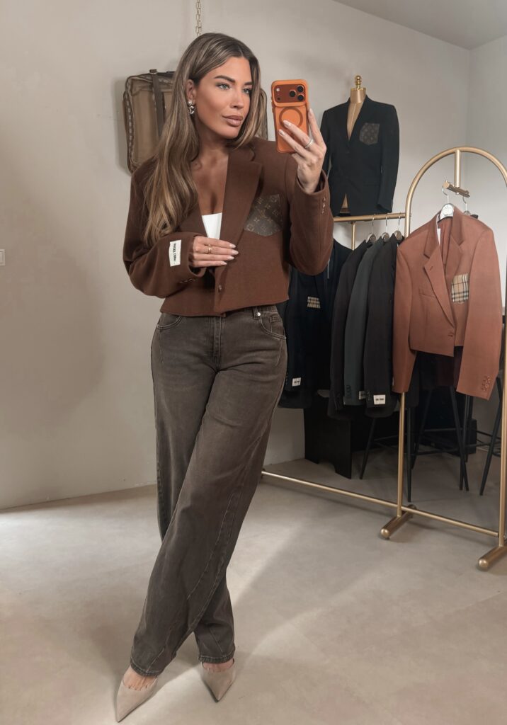 Short Wool Designer Blazer - Rocky Label
