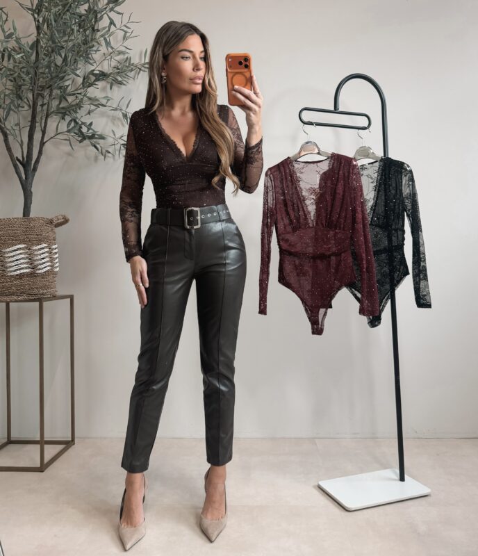 Lace Diamond Body - Choco