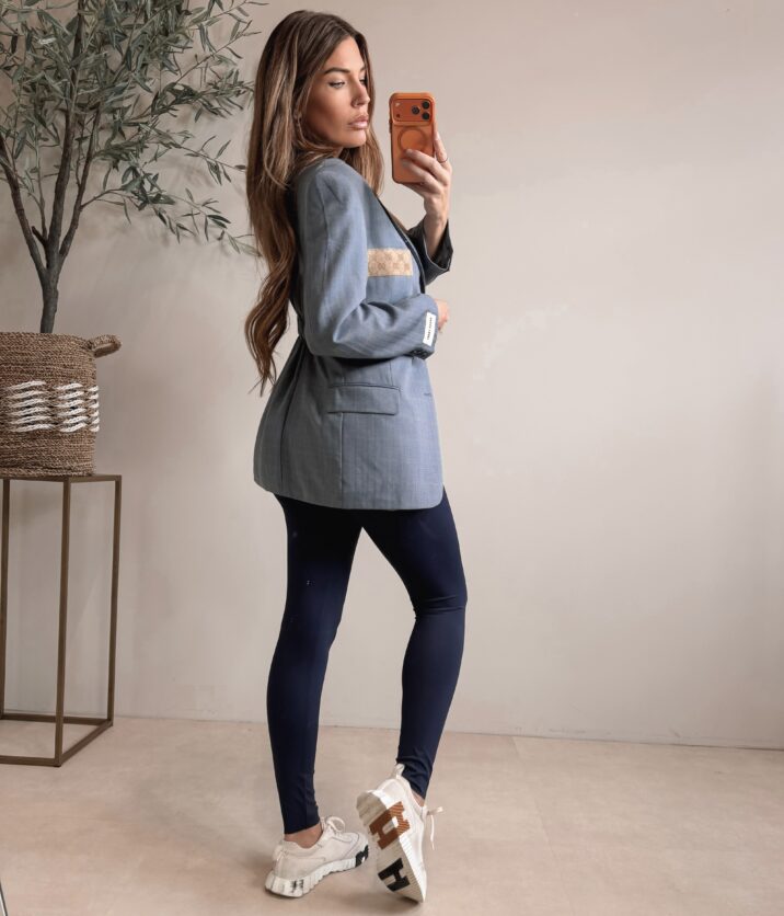 Getailleerd Blue Designer Blazer - Rocky Label