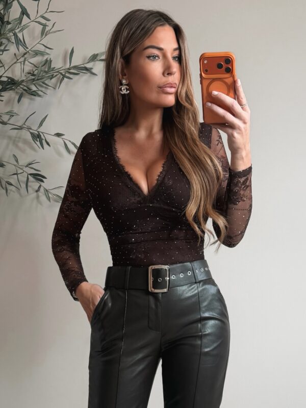 Lace Diamond Body - Choco