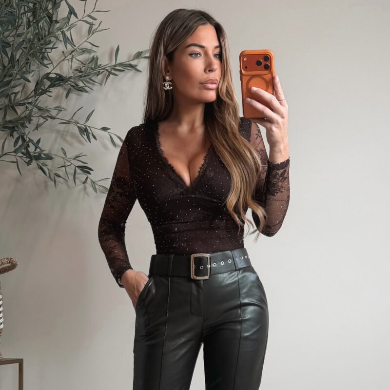Lace Diamond Body - Choco